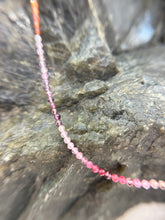 Load image into Gallery viewer, Pink Spinel Ombre Beaded Necklace