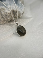 Load image into Gallery viewer, Gold Sheen Obsidian pendant