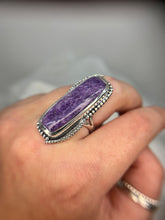 Load image into Gallery viewer, Charoite ring