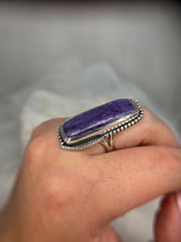 Load image into Gallery viewer, Charoite ring