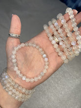 Load and play video in Gallery viewer, Moonstone stone bracelet