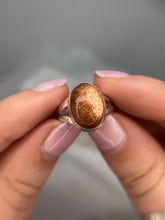 Load and play video in Gallery viewer, Sunstone ring