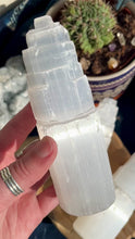 Load and play video in Gallery viewer, Selenite single tower - 6"