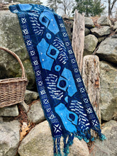 Load image into Gallery viewer, Evil Eye table runner vintage textile