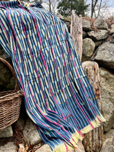 Load image into Gallery viewer, Indigo Sunset vintage textile