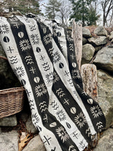 Load image into Gallery viewer, Coffee House Stripes vintage textile