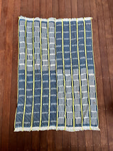 Load image into Gallery viewer, Indigo Greens vintage textile