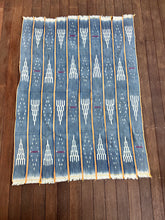 Load image into Gallery viewer, Indigo Sherbert striped vintage textile