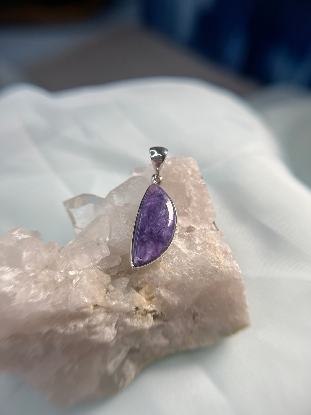 Charoite pendant