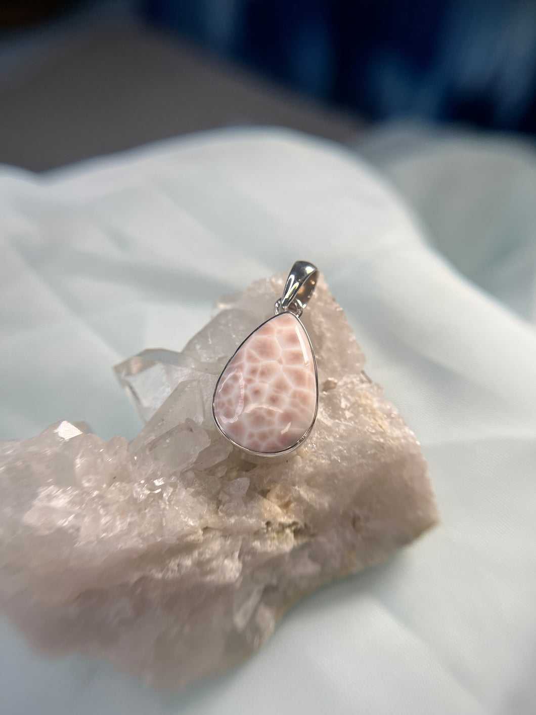 Natrolite pendant