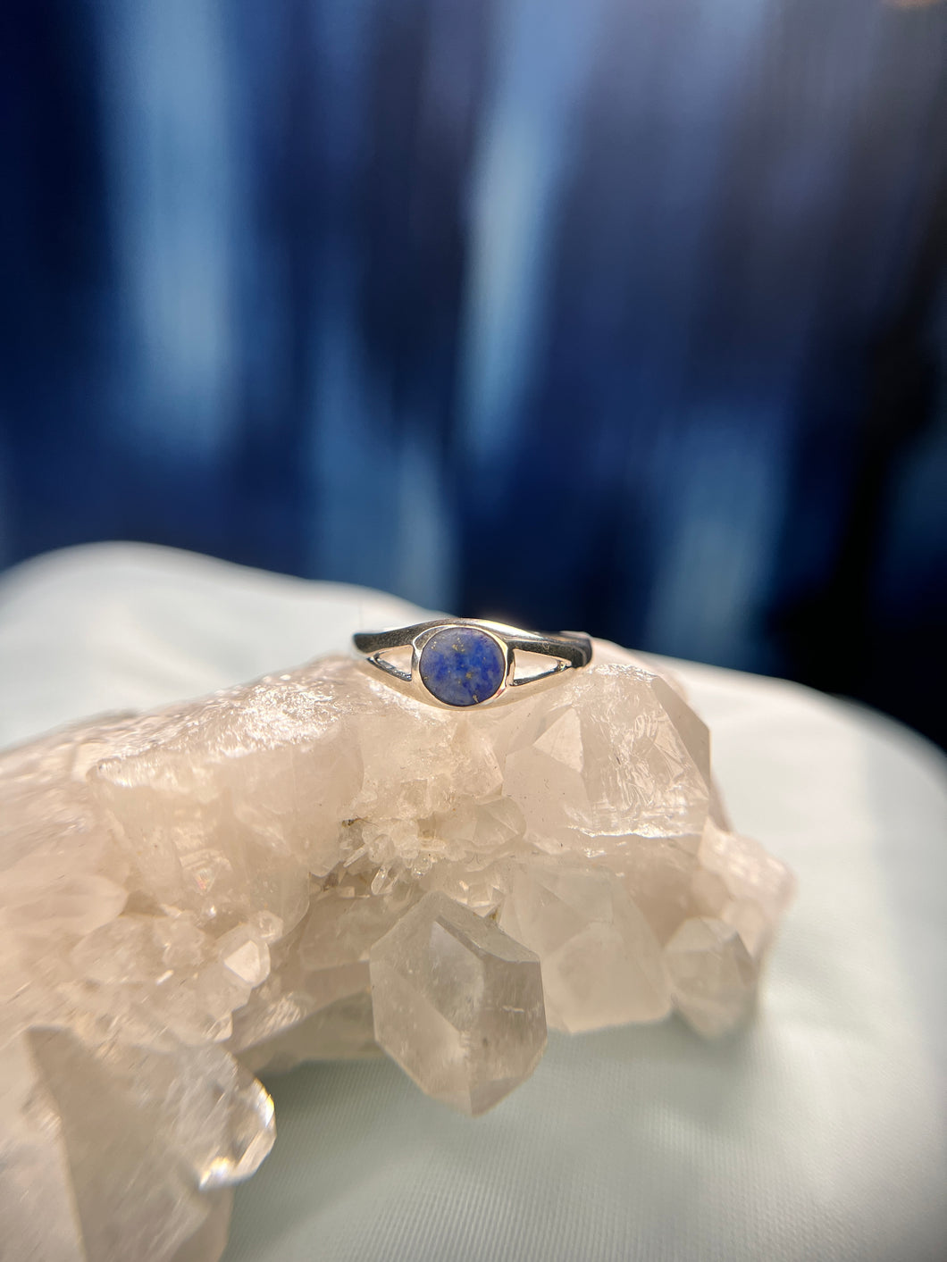 Lapis silver ring