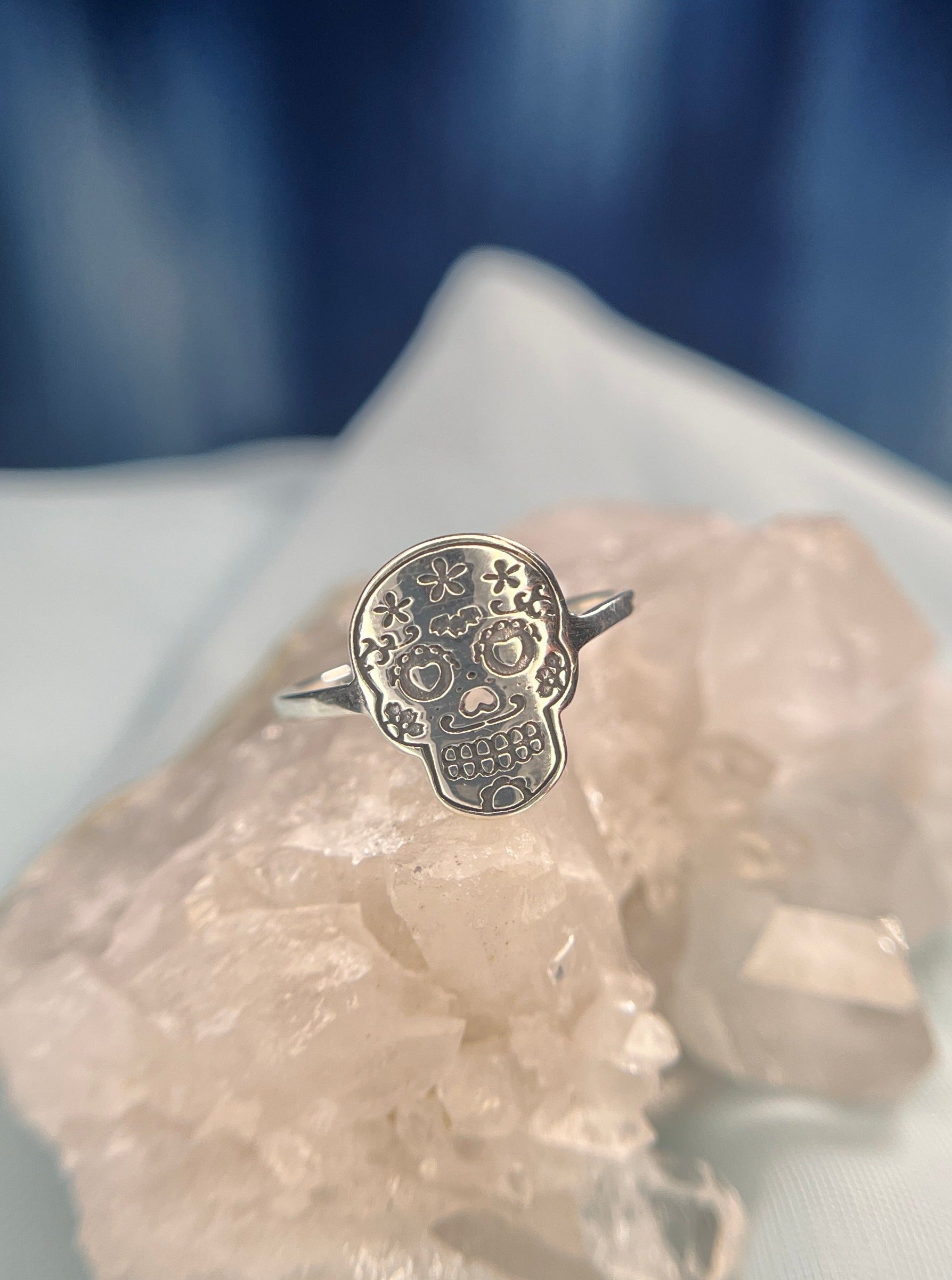 [L-4] AQUA SILVER / 21号 / 30g SKULL RING L-4] AQUA SILVER / 21号 / 30g SKULL RING