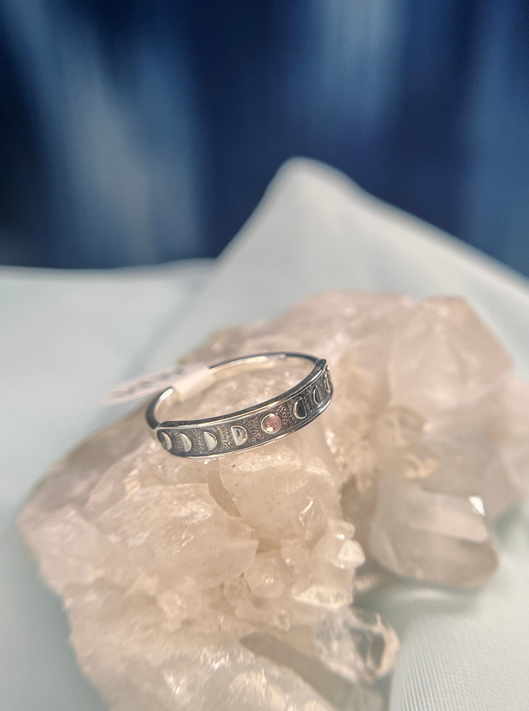 【HYERES LOR】25SS★ Champagne Full Moon Silver Clean Ring HYERES LOR】25SS☆ Champagne Full Moon Silver Clean Ring