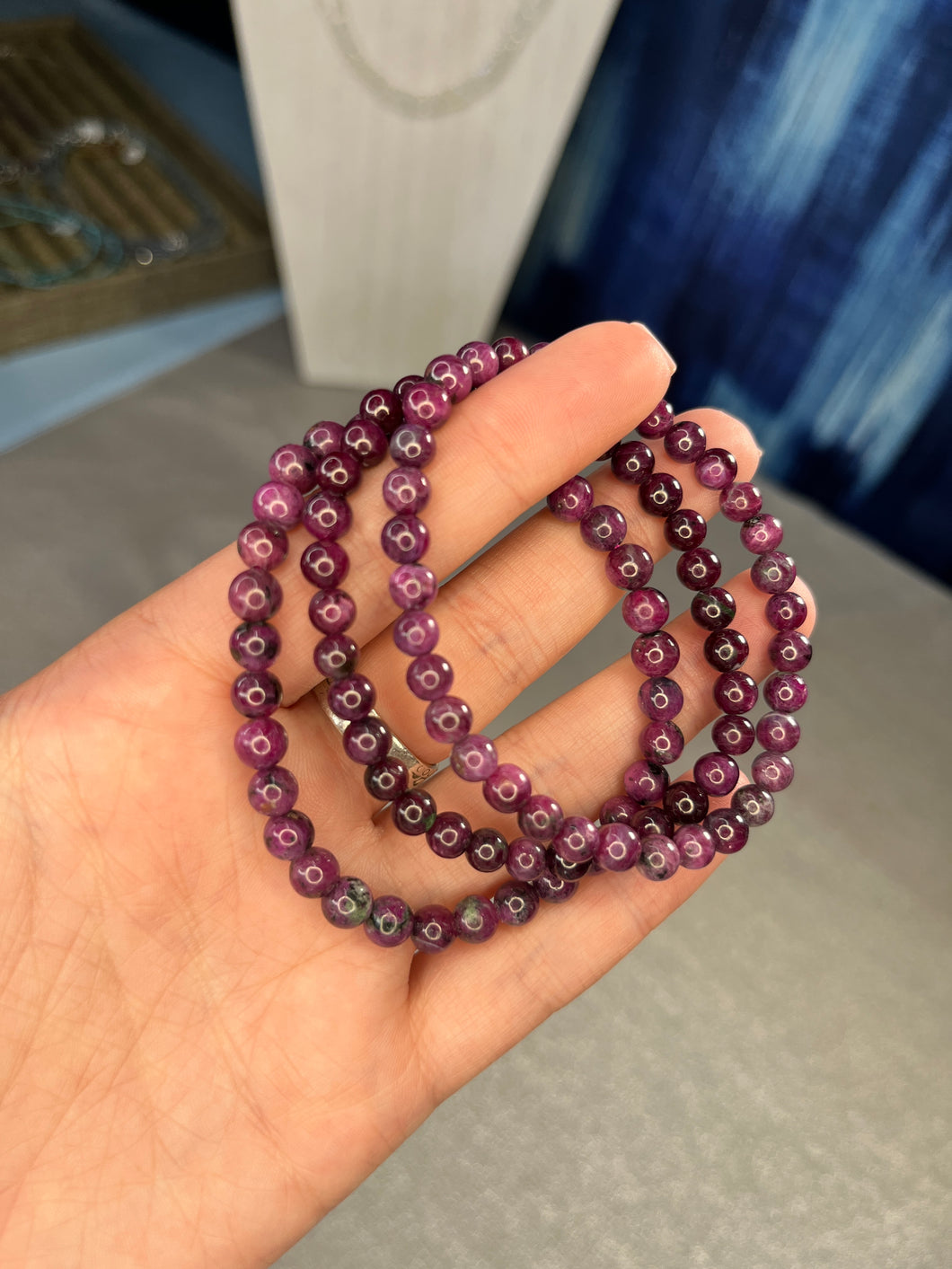 Ruby stone bracelet