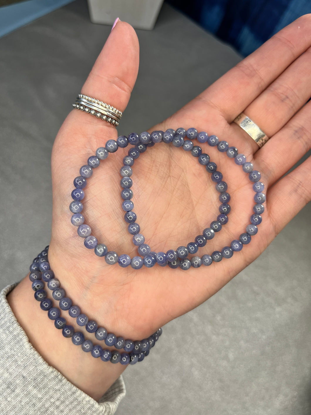 Tanzanite stone bracelet