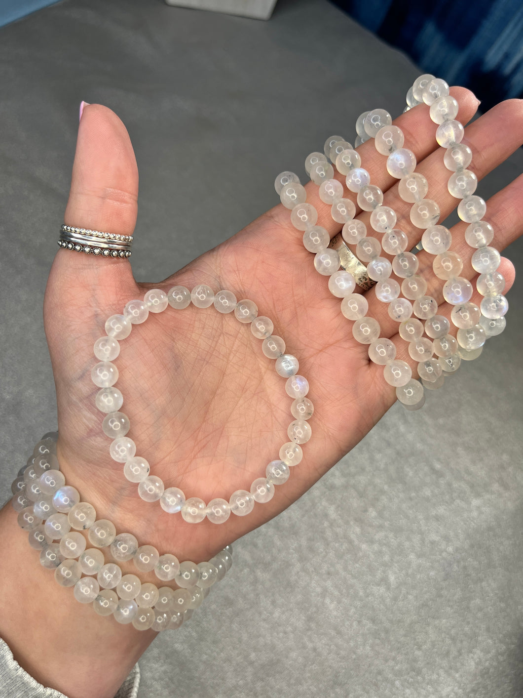 Moonstone stone bracelet