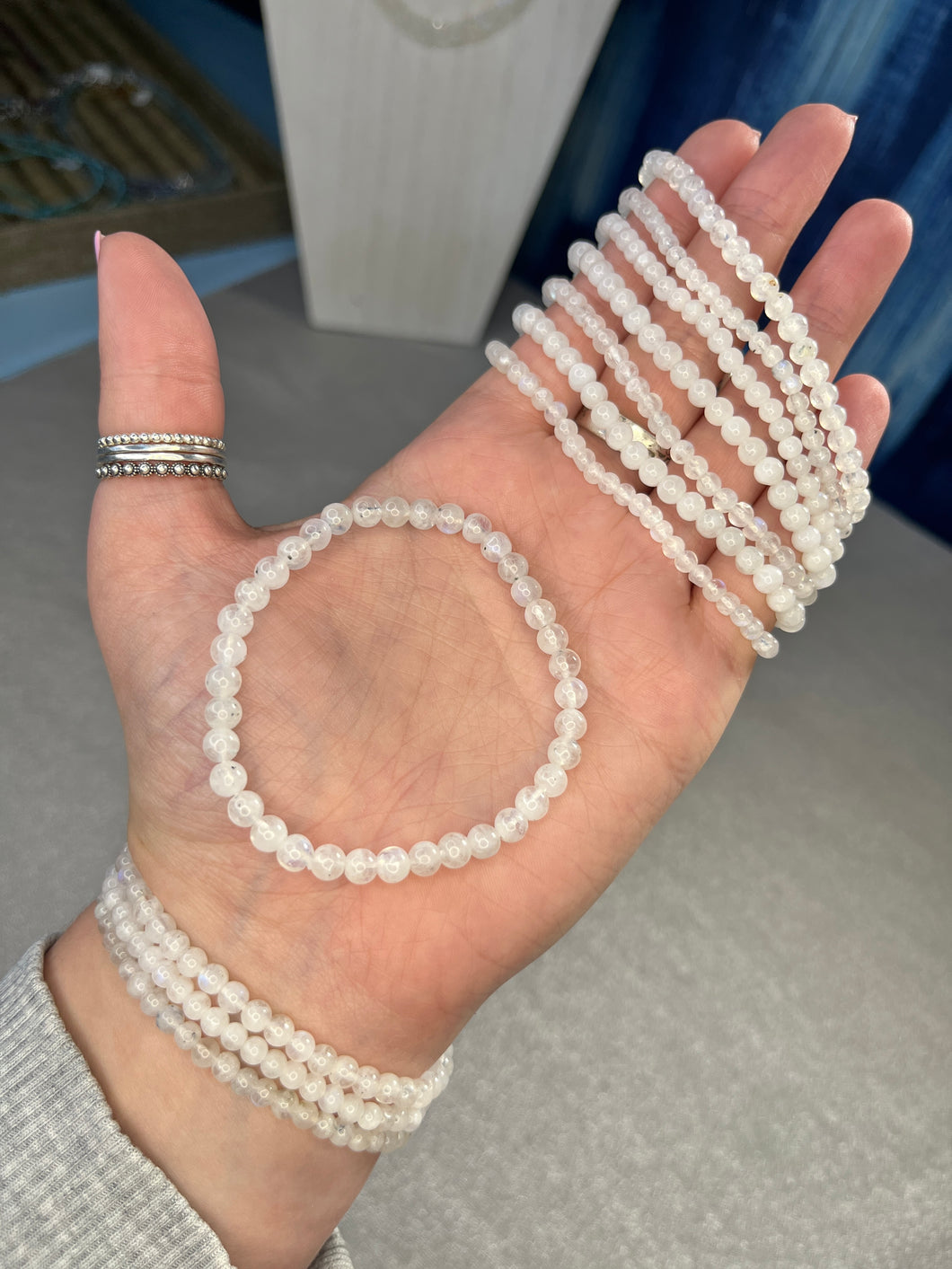 Moonstone stone bracelet