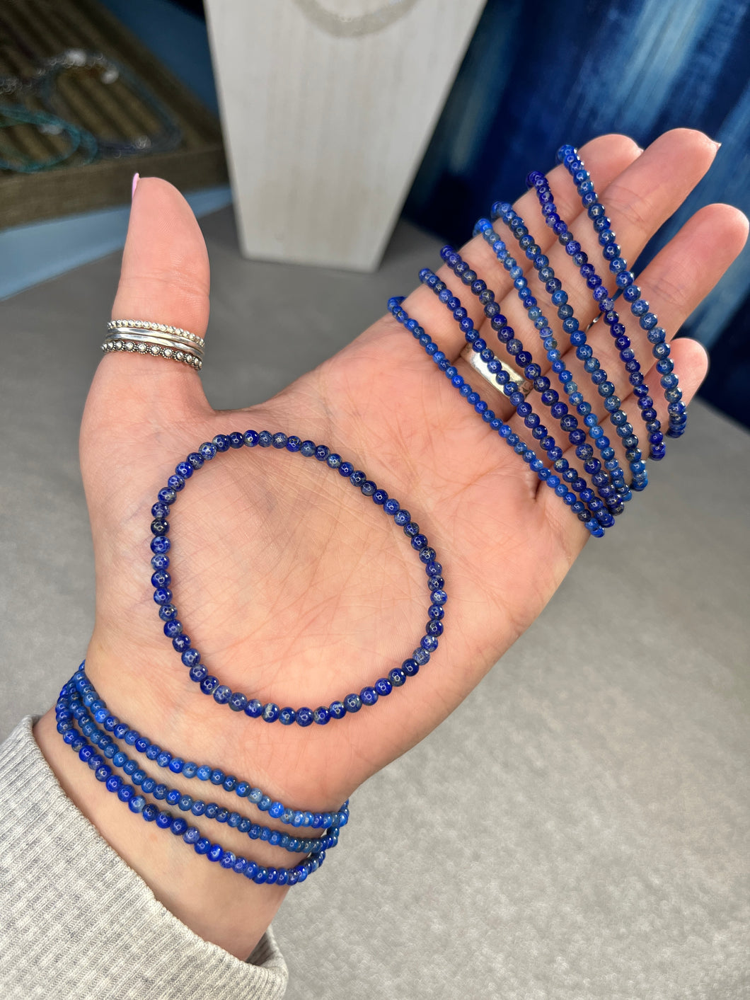 Lapis stone bracelet