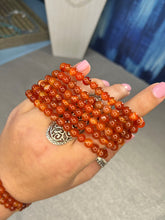 Load image into Gallery viewer, Carnelian stone bracelet
