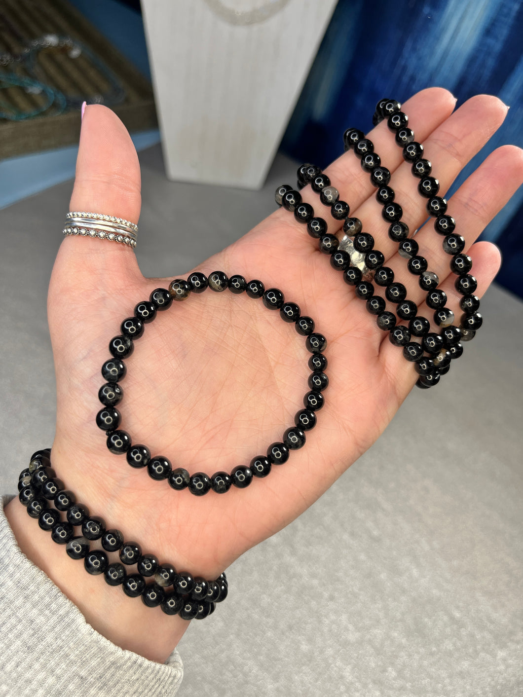 Black Tourmaline stone bracelet