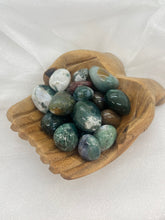 Load image into Gallery viewer, Moss Agate tumble stones
