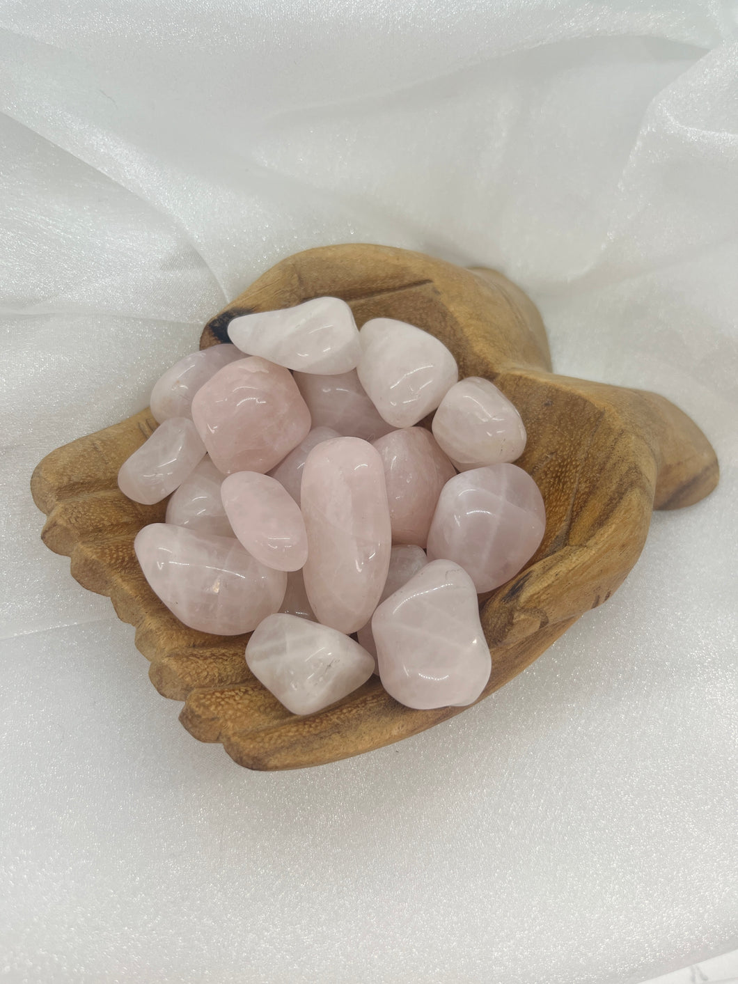 Rose Quartz tumble stones