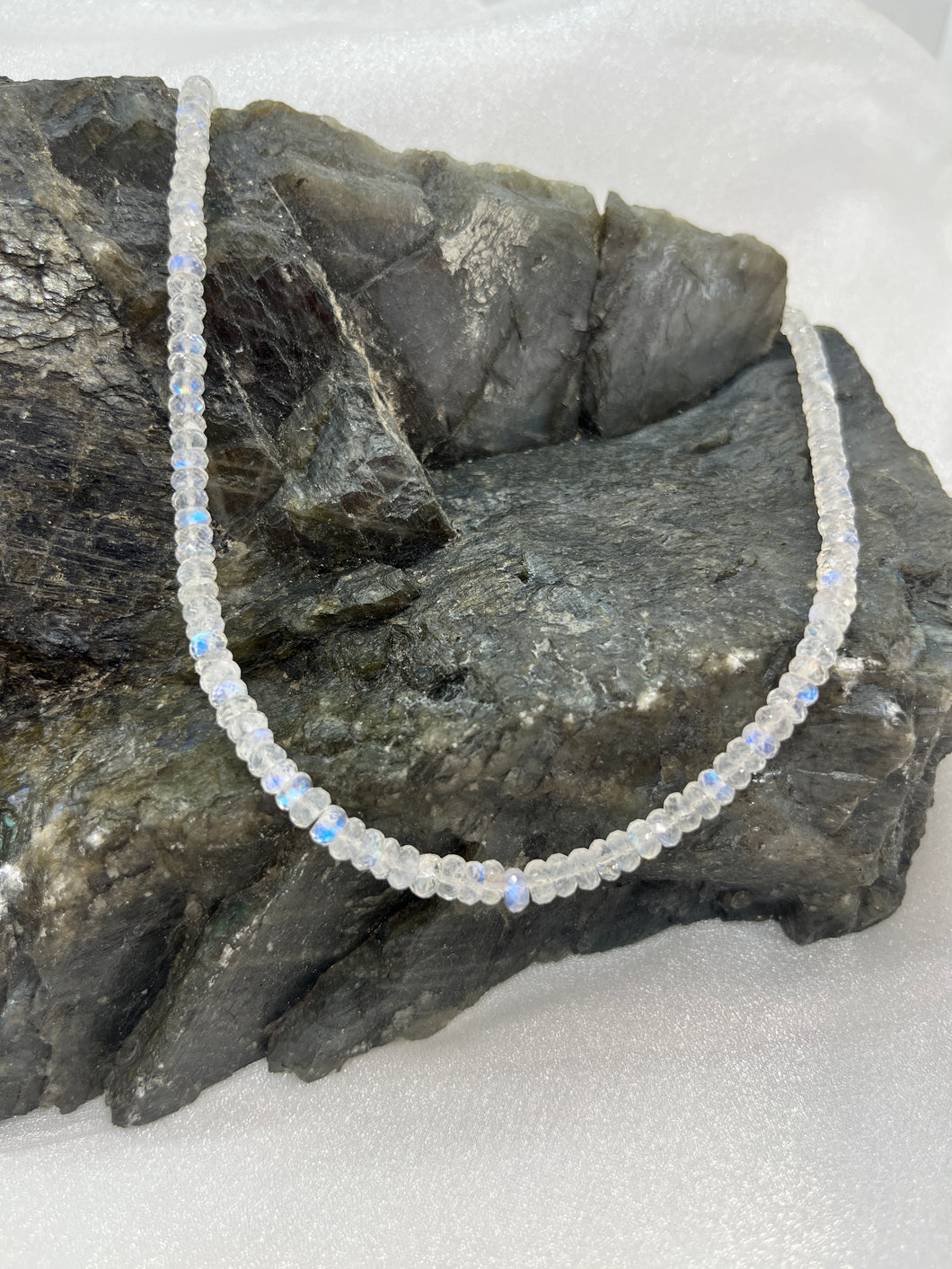 Moonstone Beaded Necklace