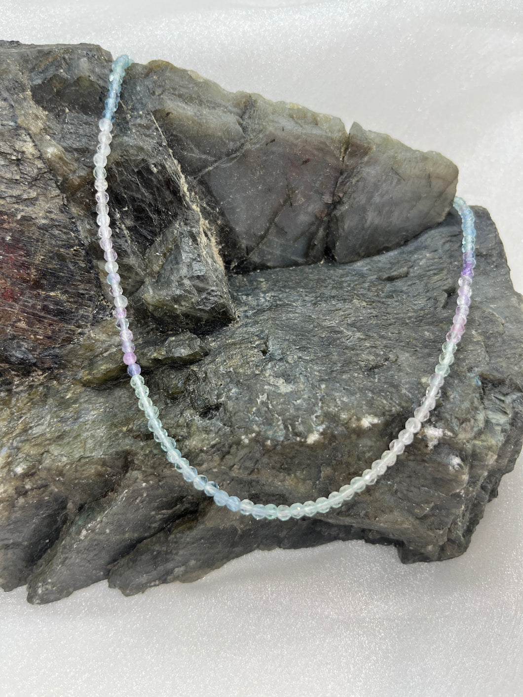 Fluorite Beaded Necklace