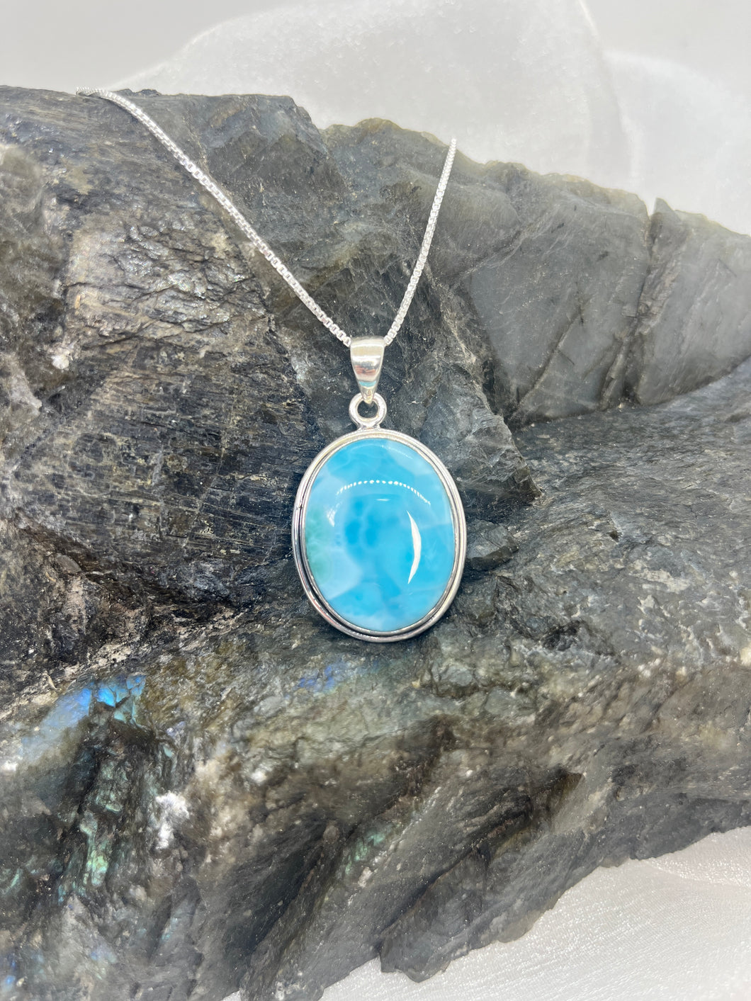 Larimar pendant