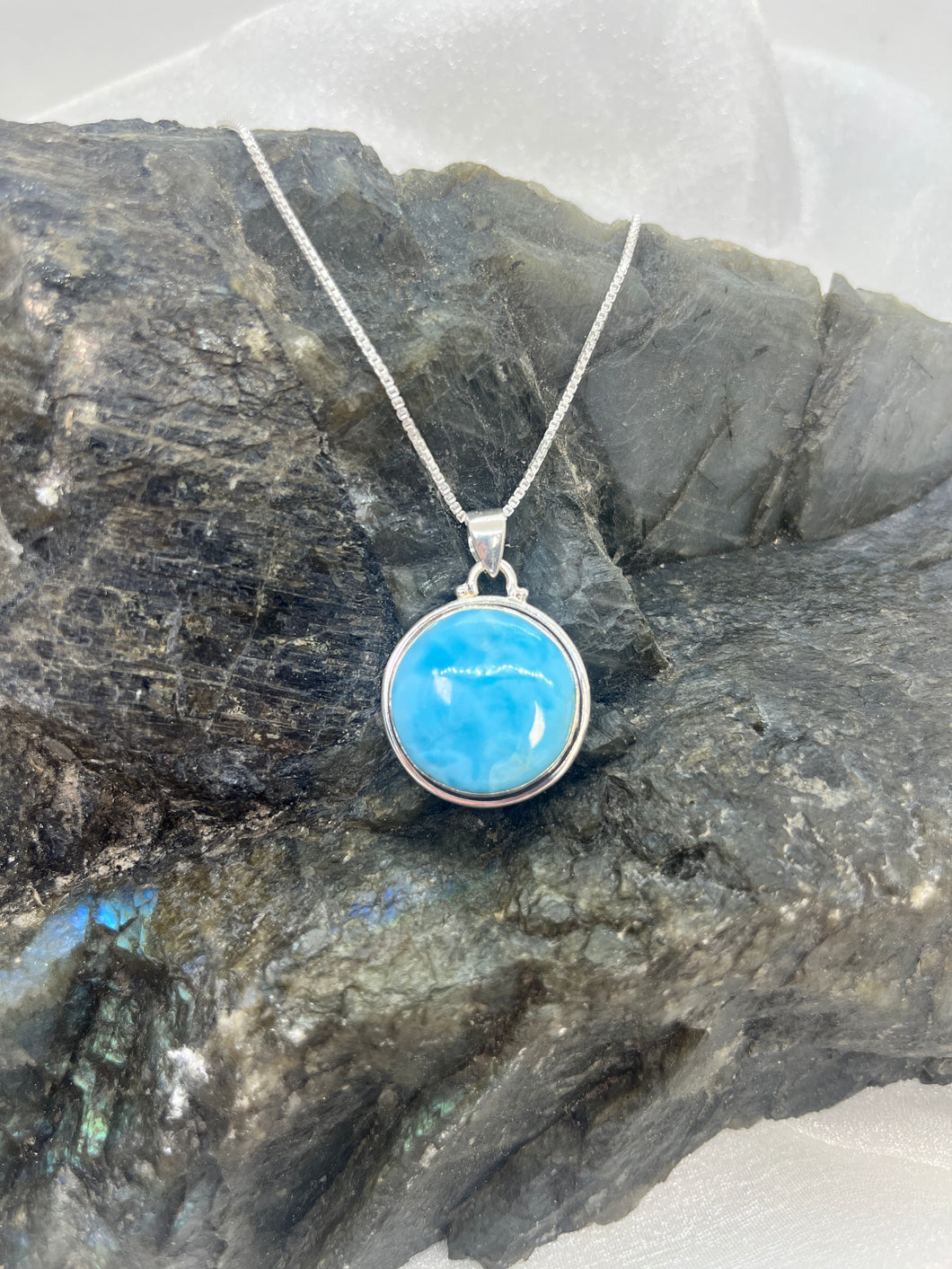 Larimar pendant