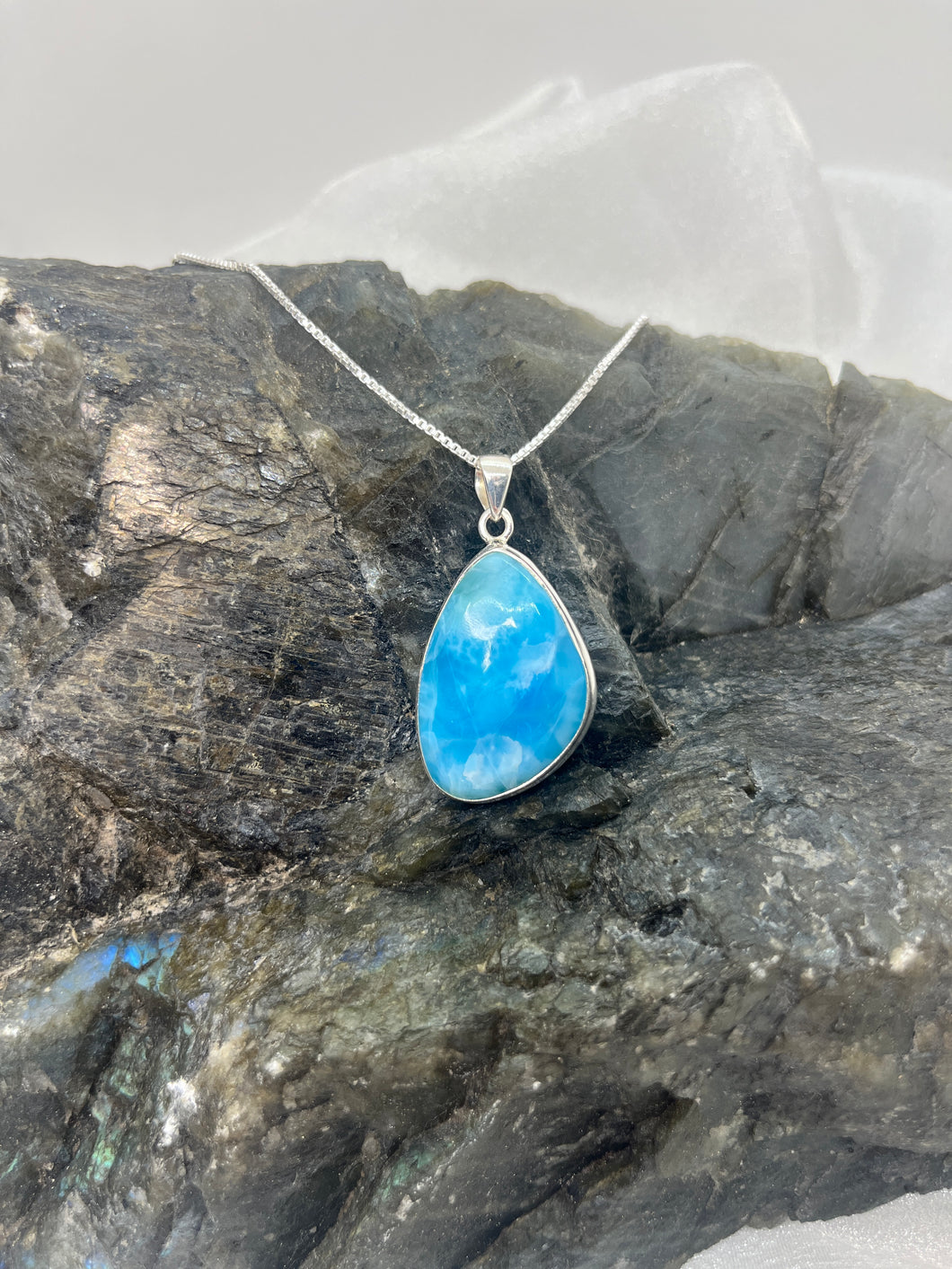 Larimar pendant