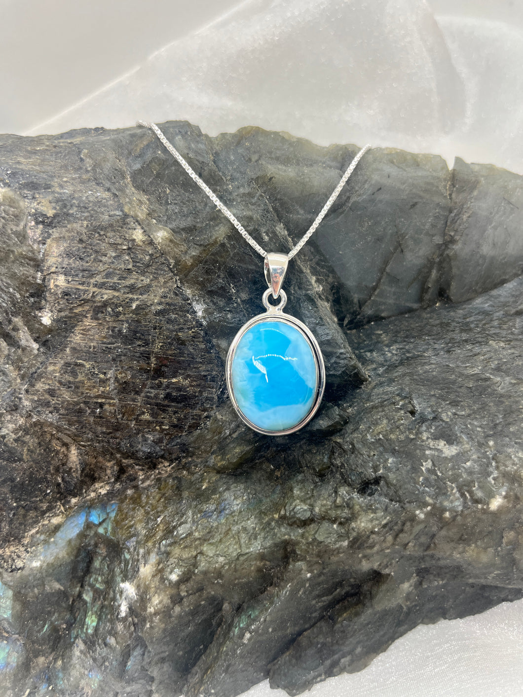 Larimar pendant