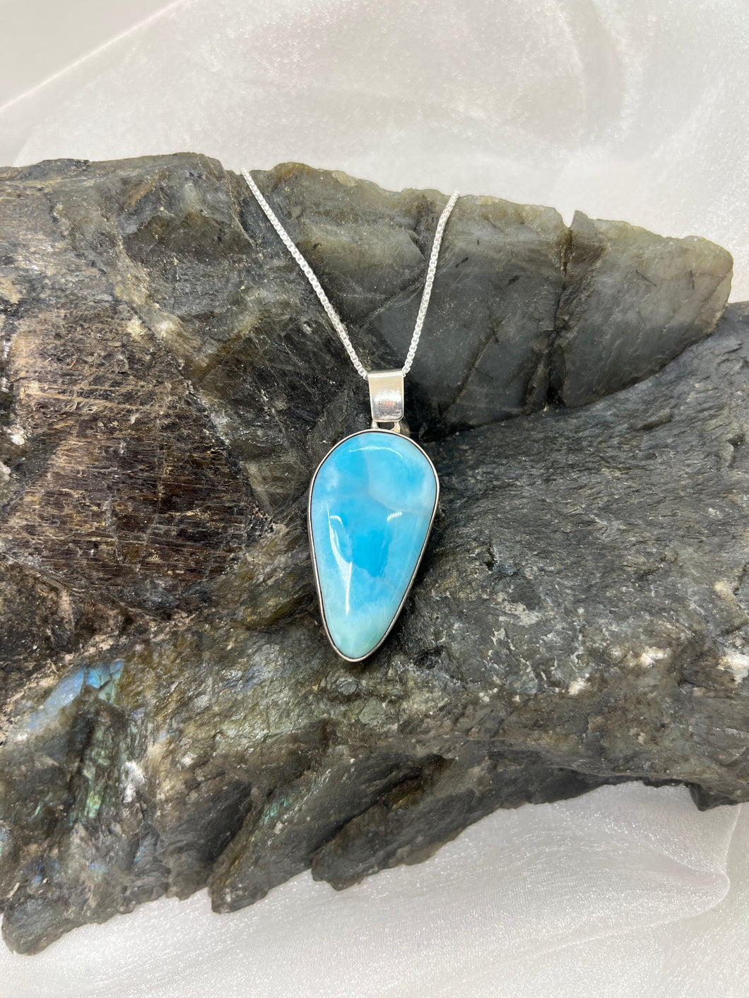 Larimar pendant