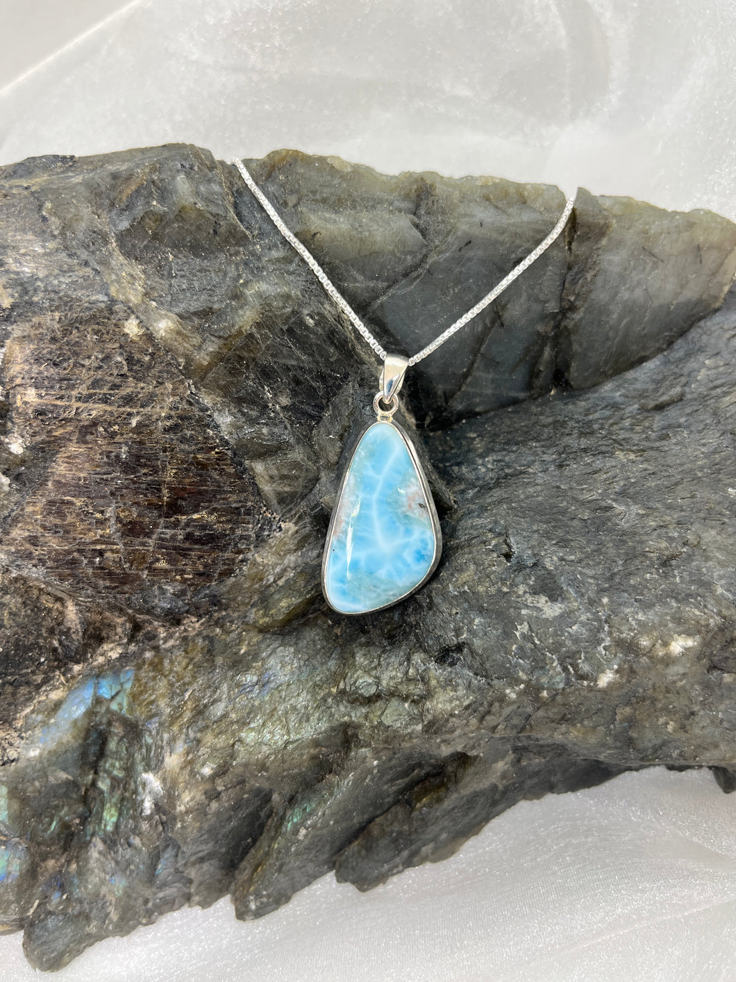 Larimar pendant