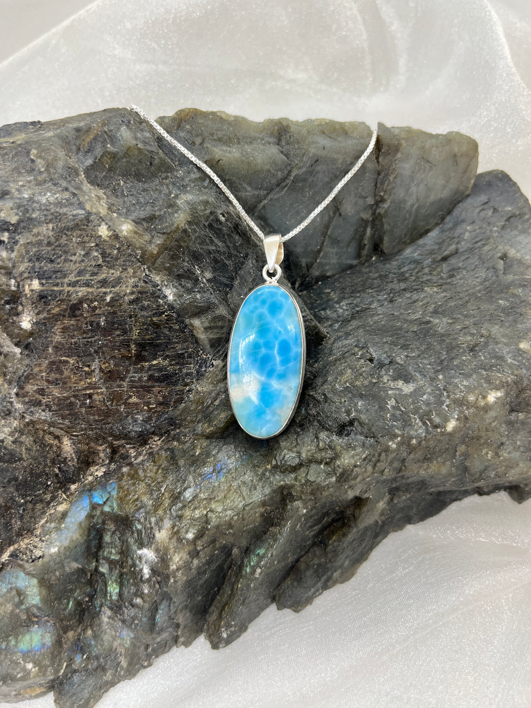 Larimar pendant