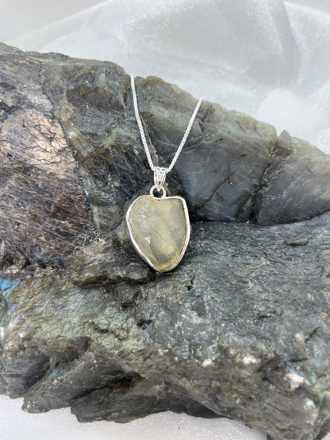 Libyan Desert Glass pendant