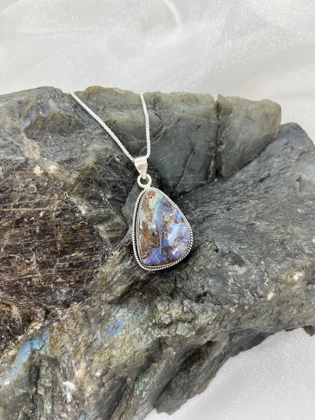 Boulder Opal pendant