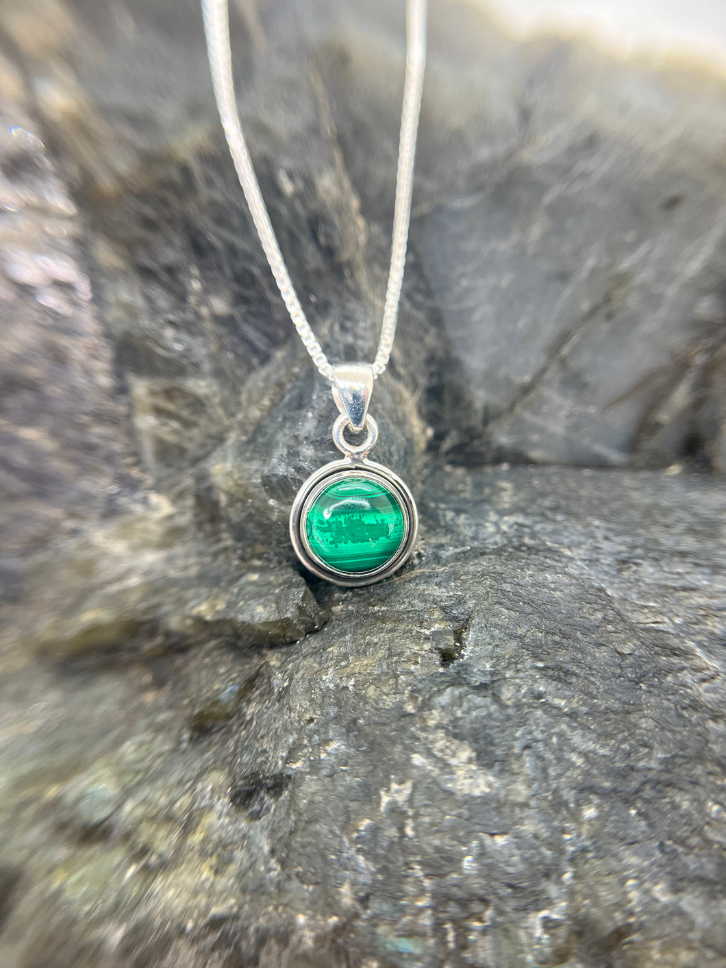 Malachite pendant