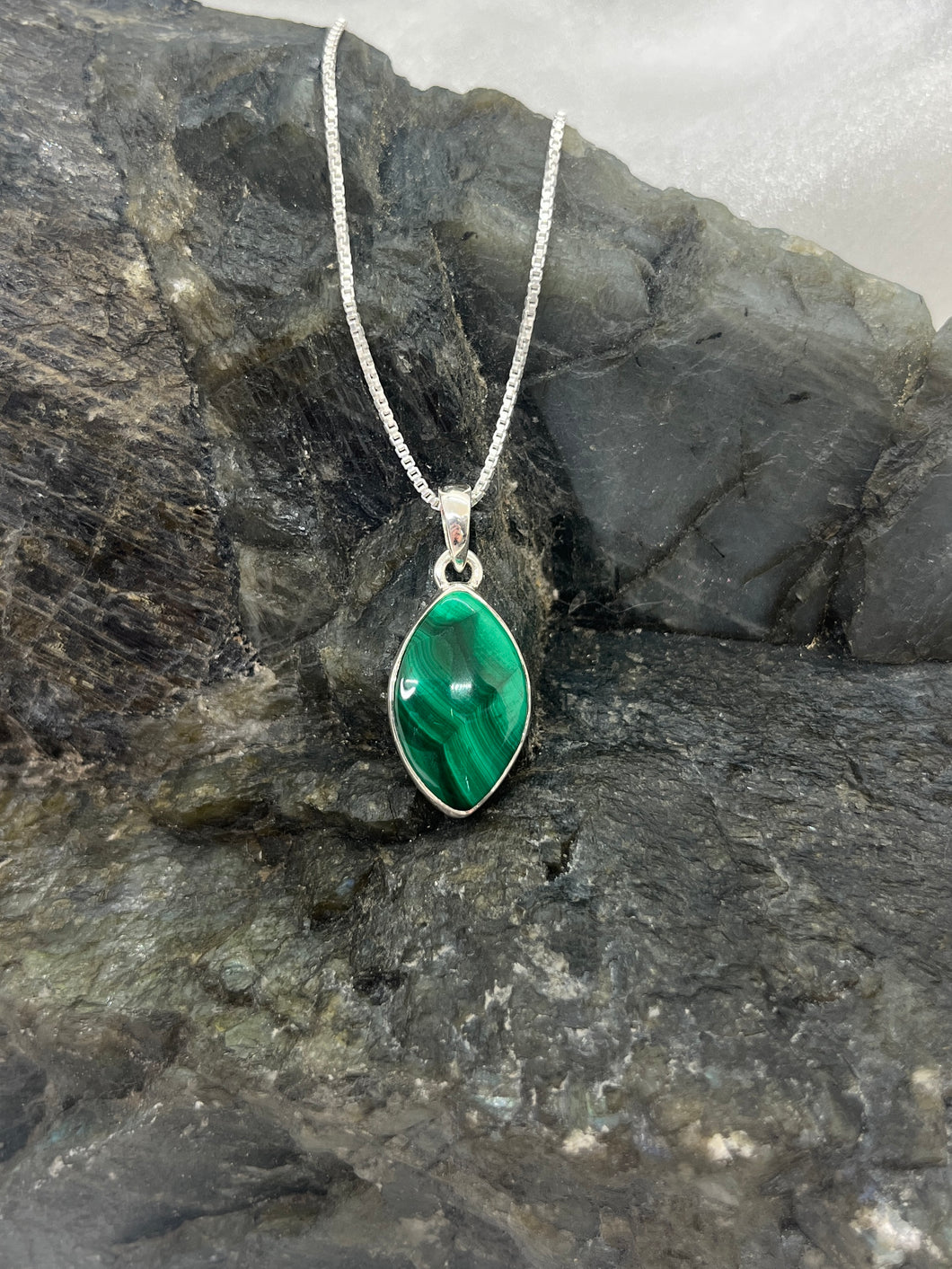 Malachite pendant