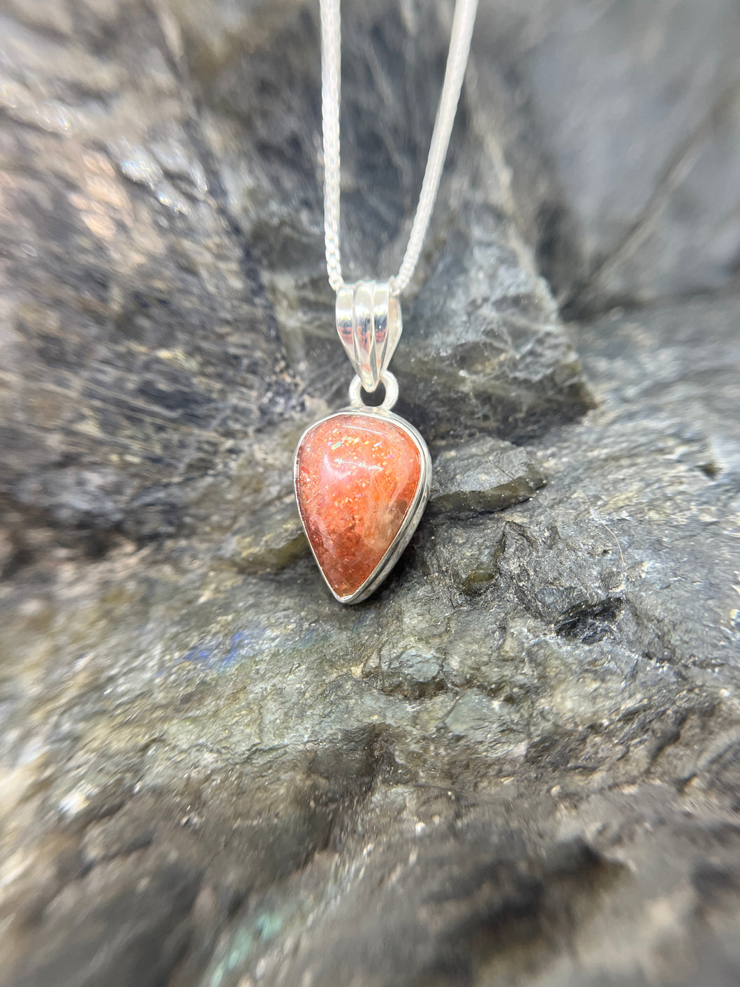 Sunstone pendant