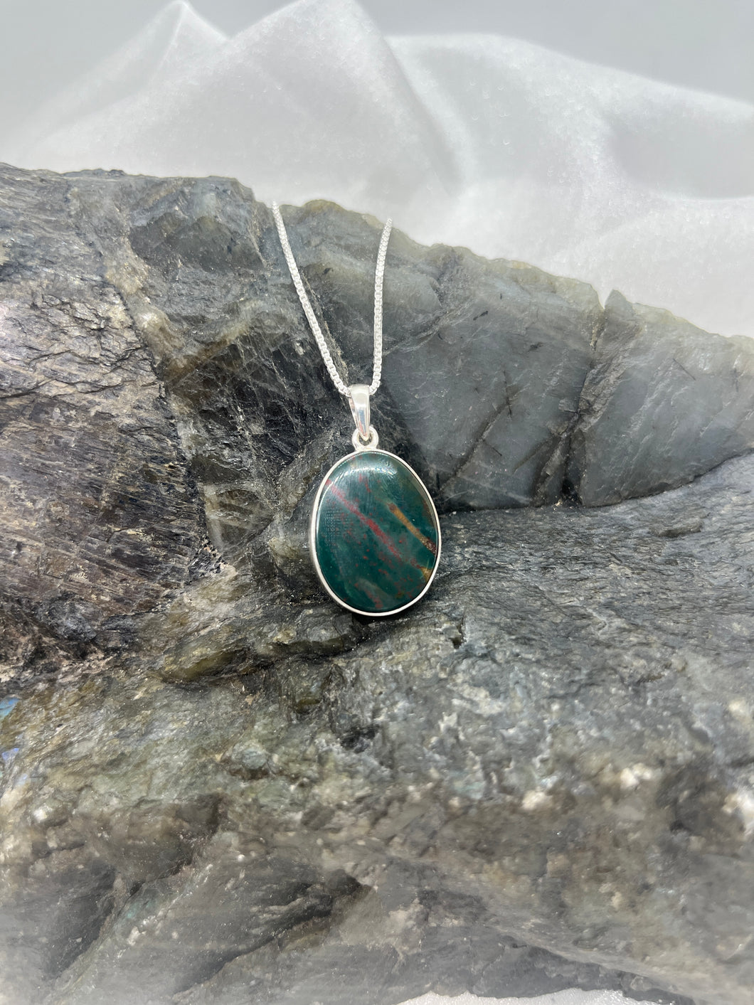 Bloodstone pendant