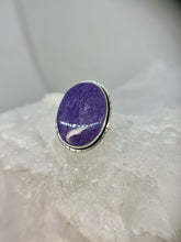 Load image into Gallery viewer, Charoite ring
