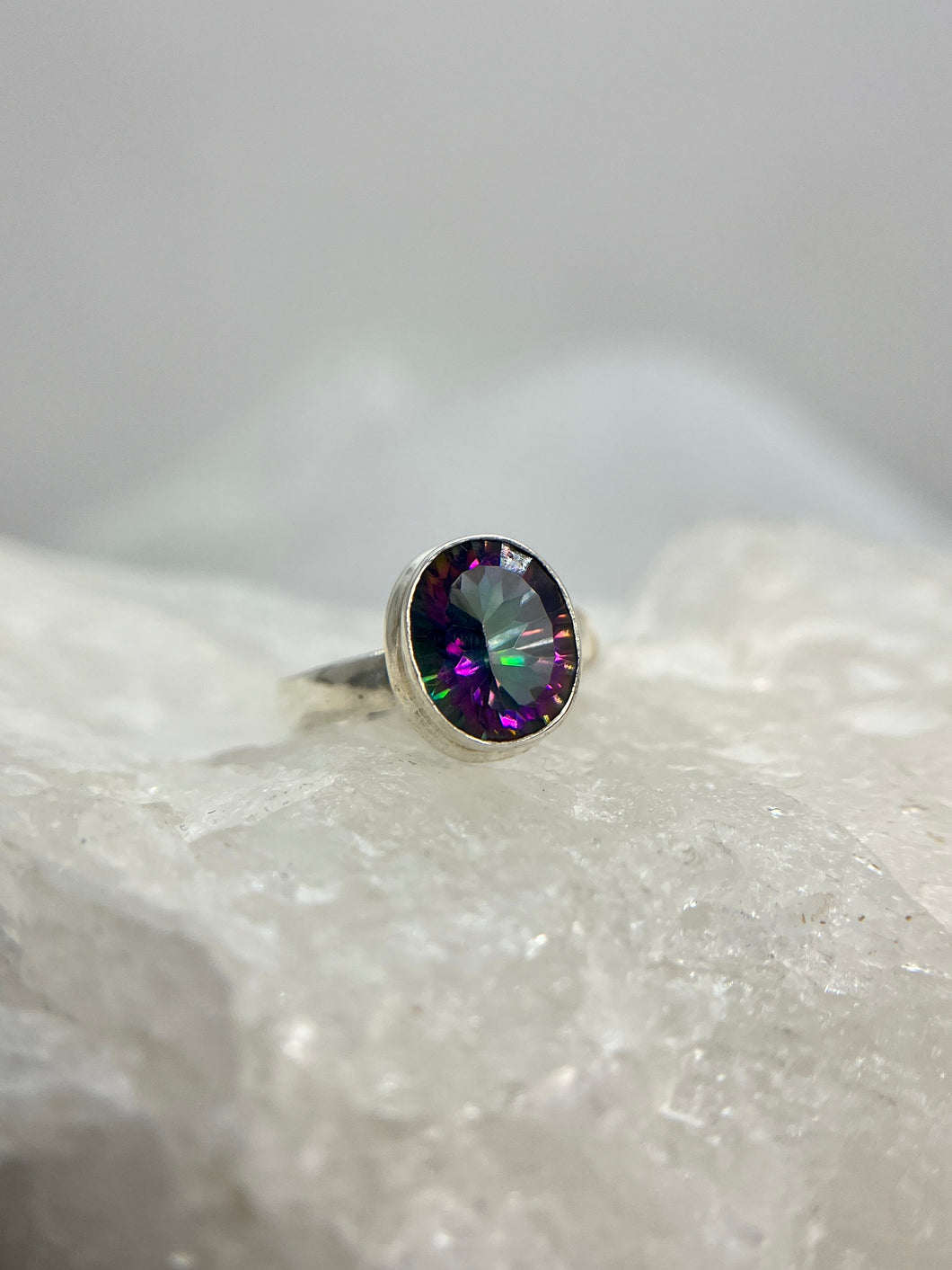 Mystic Fire Topaz ring