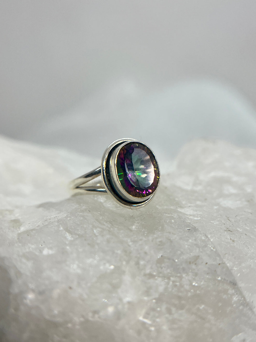 Mystic Fire Topaz ring