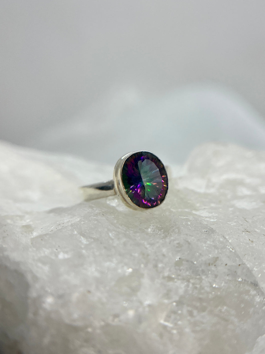 Mystic Fire Topaz ring