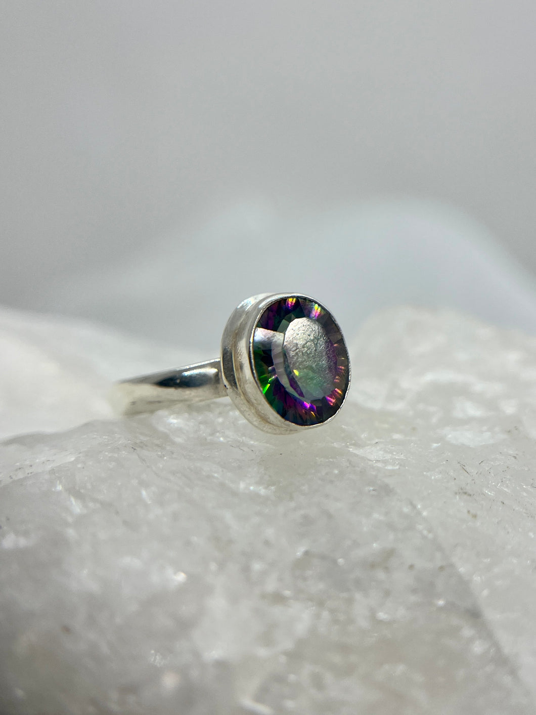 Mystic Fire Topaz ring