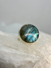 Load image into Gallery viewer, Labradorite ring
