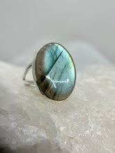 Load image into Gallery viewer, Labradorite ring
