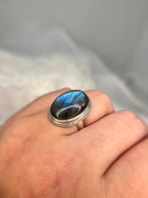 Load image into Gallery viewer, Labradorite ring
