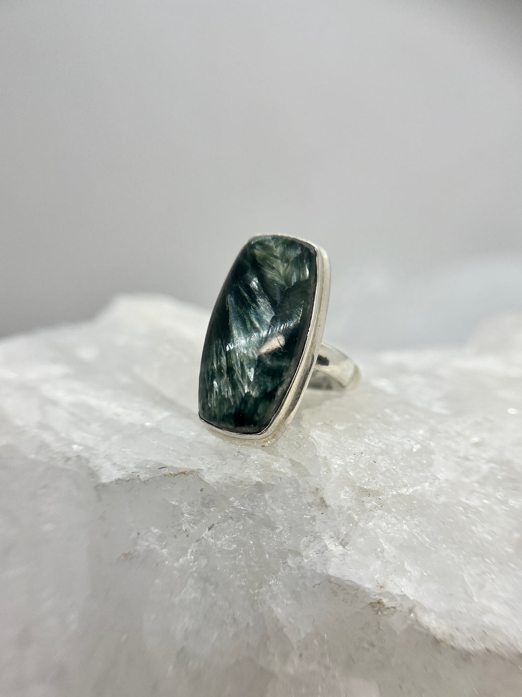 Seraphinite ring